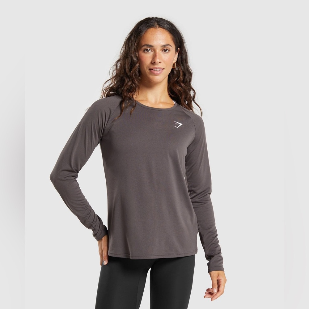 Gymshark Greyed Purple Training Long Sleeve top size M